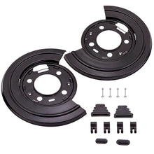 Laad de afbeelding in de galerijviewer, geschikt voor Ford F250 F350 F450 Excursion Achter Brake Dust Shield Backing Plates Pair