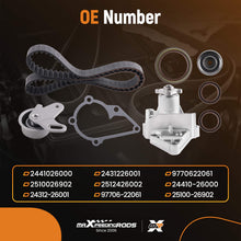 Laad de afbeelding in de galerijviewer, Timing Belt KitWater Pump compatible for Hyundai Accent Excel Getz compatible for Kia Rio 1.4 1.5 1.6