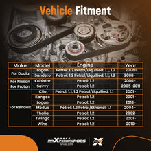 Laad de afbeelding in de galerijviewer, Timing Belt + Water Pump Kit compatible for Renault Clio Modus Wind compatible for Dacia Sandero 1.2 16V