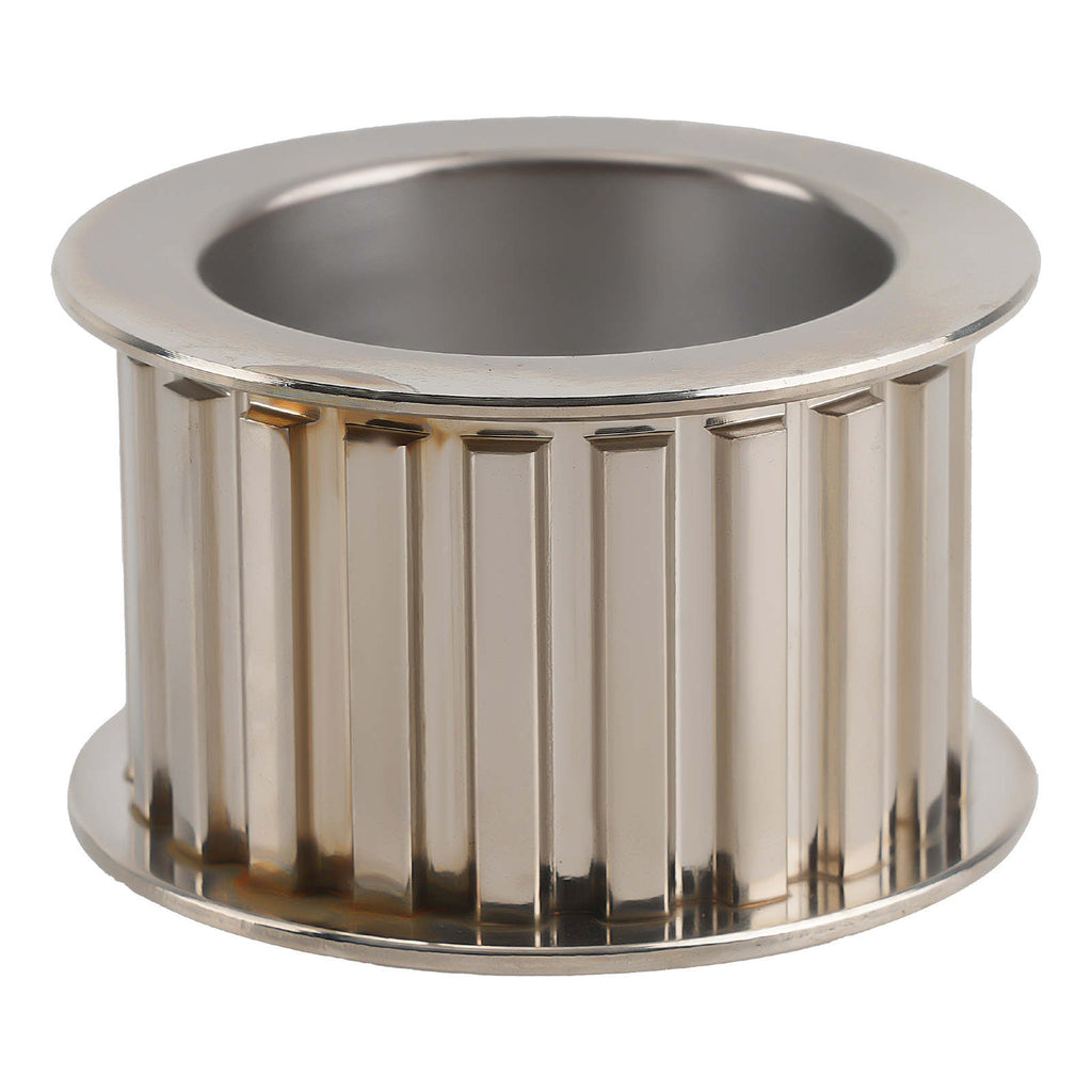 Billet Aluminum Gilmer Belt Drive Pulley Kit For Small Block compatible for Chevy 305 350 LWP