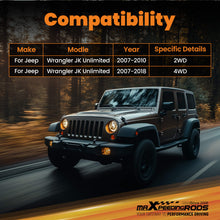 Load image into Gallery viewer, 0-6 Lift Adjustable Control Arms FrontRear compatible for Jeep Wrangler JK 07-18 4WD