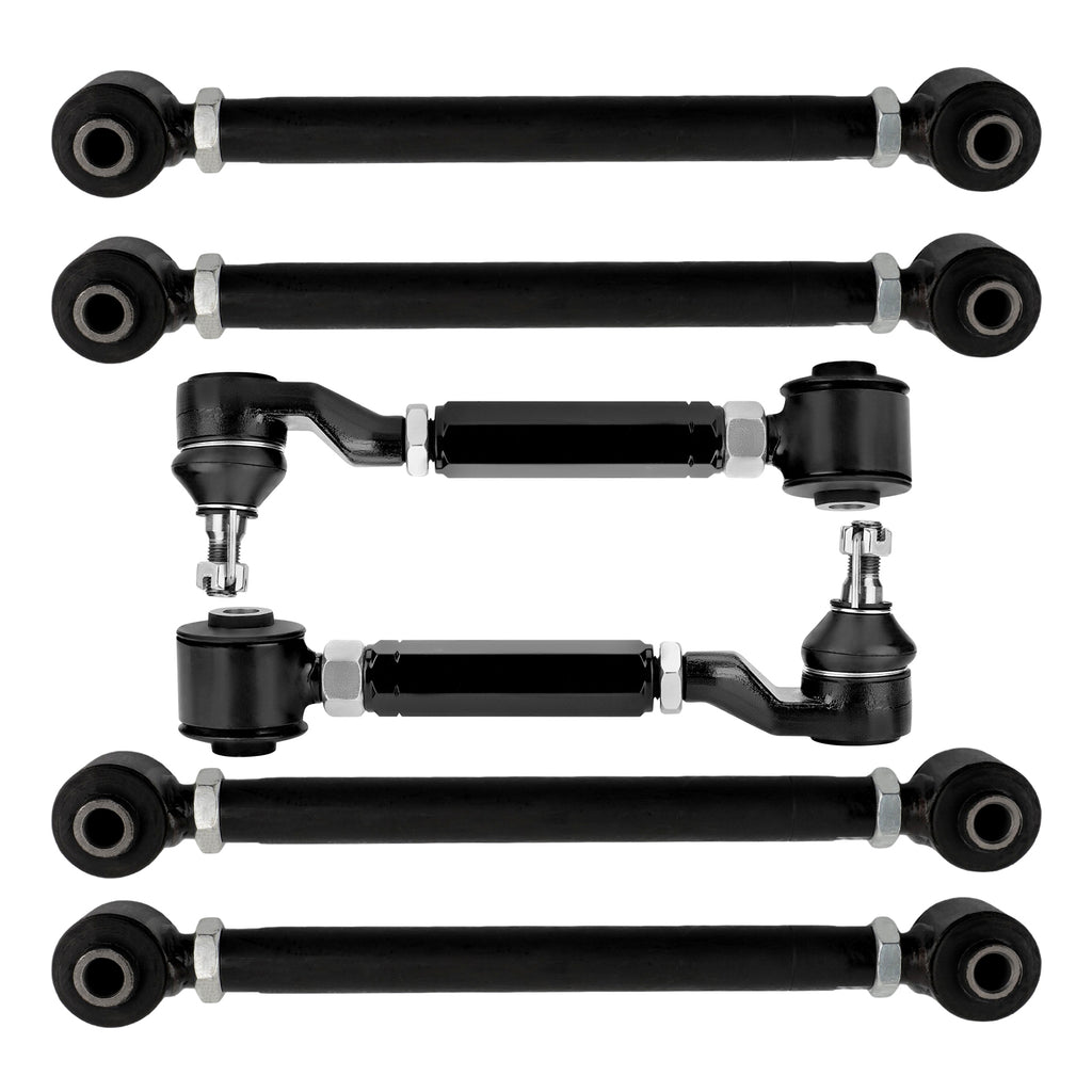 6 Pcs Achter UpperLower Control Toe Camber Arms geschikt voor Honda Accord 2003-2007