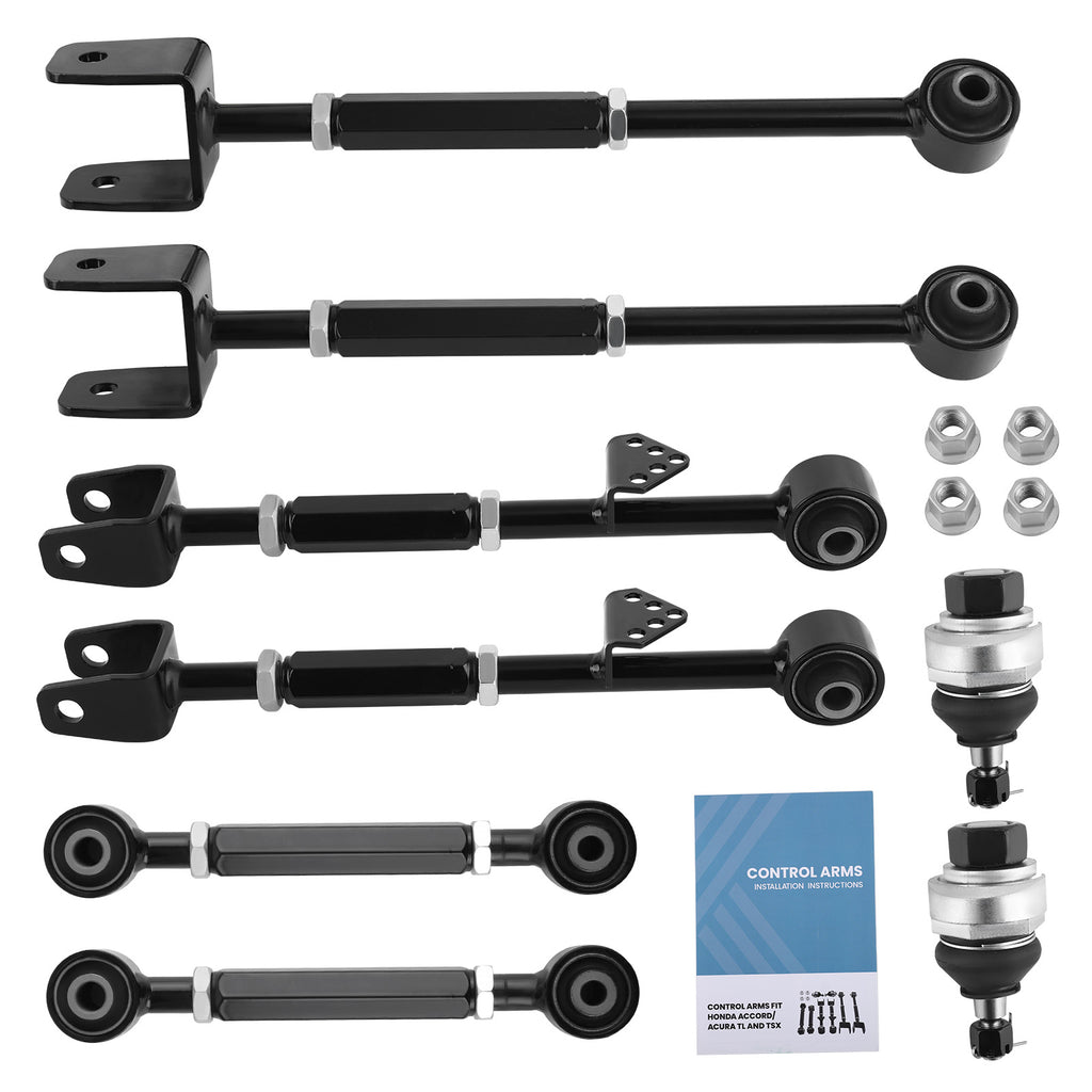 Voor Ball Joint + Achter Camber Control Arm Toe Kit geschikt voor Honda Accord 08-13 Ophanging arms