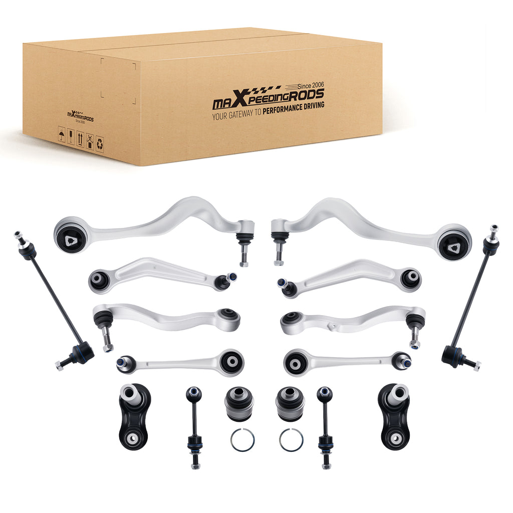 16X Voor Achter Ophanging WISHBONES TRACK CONTROL ARMS geschikt voor BMW 5 SERIES E60 E61