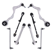 Laad de afbeelding in de galerijviewer, 8pcs Front Control Arm Bar Link Tie Rod End Kit compatible for BMW E90 328i 335i E82 128i