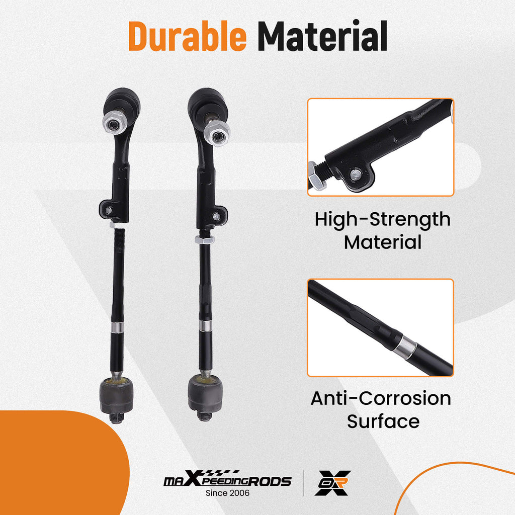 8pcs Front Control Arm Bar Link Tie Rod End Kit compatible for BMW E90 328i 335i E82 128i