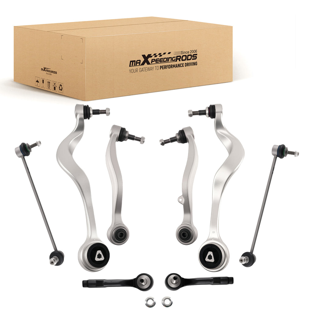 JUEGO DE 8 BRAZOS DE CONTROL DELANTEROS compatible for BMW 5 SERIES E60 TOURING E61 04-2010