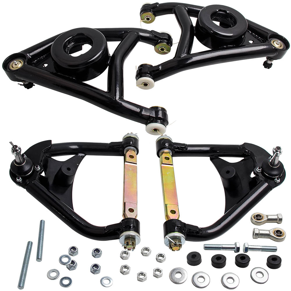 geschikt voor Chevy Chevelle 64-1972 AD Heavy Duty Tubular Upper Lower Control Arms A Body Ophanging arms