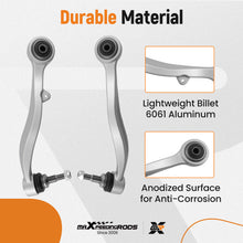 Laad de afbeelding in de galerijviewer, 4X FRONT LOWER SUSPENSION WISHBONE CONTROL ARMS compatible for BMW 5 SERIES E60 TOURING E61