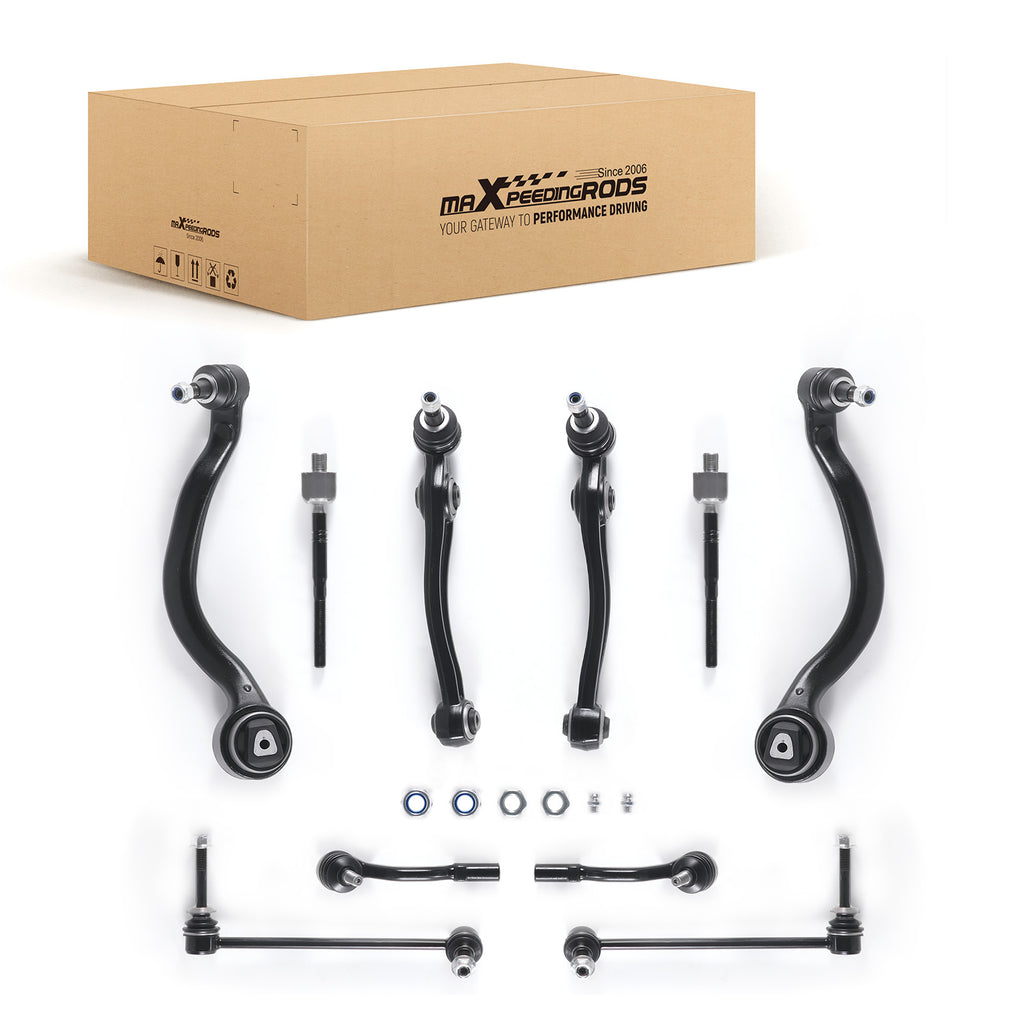 8x Voor Bottom Ophanging Wishbone Track Control Arms geschikt voor BMW X5 X6 E70 E71 E72
