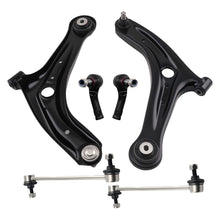 Laad de afbeelding in de galerijviewer, 6X CONTROL ARMS WISHBONES + TRACK RODS + LINK BARS L+R compatible for FORD FIESTA MK7 08-17