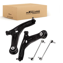 Laad de afbeelding in de galerijviewer, 4x Voor Lower Ophanging Control Wishbone Arm + Links geschikt voor Ford Fiesta Mk7 Lh Rh