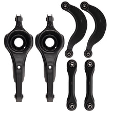 Laad de afbeelding in de galerijviewer, 6pcs Achter Lower + Upper Control Arm Ophanging Kit geschikt voor Ford Focus 1998-2011