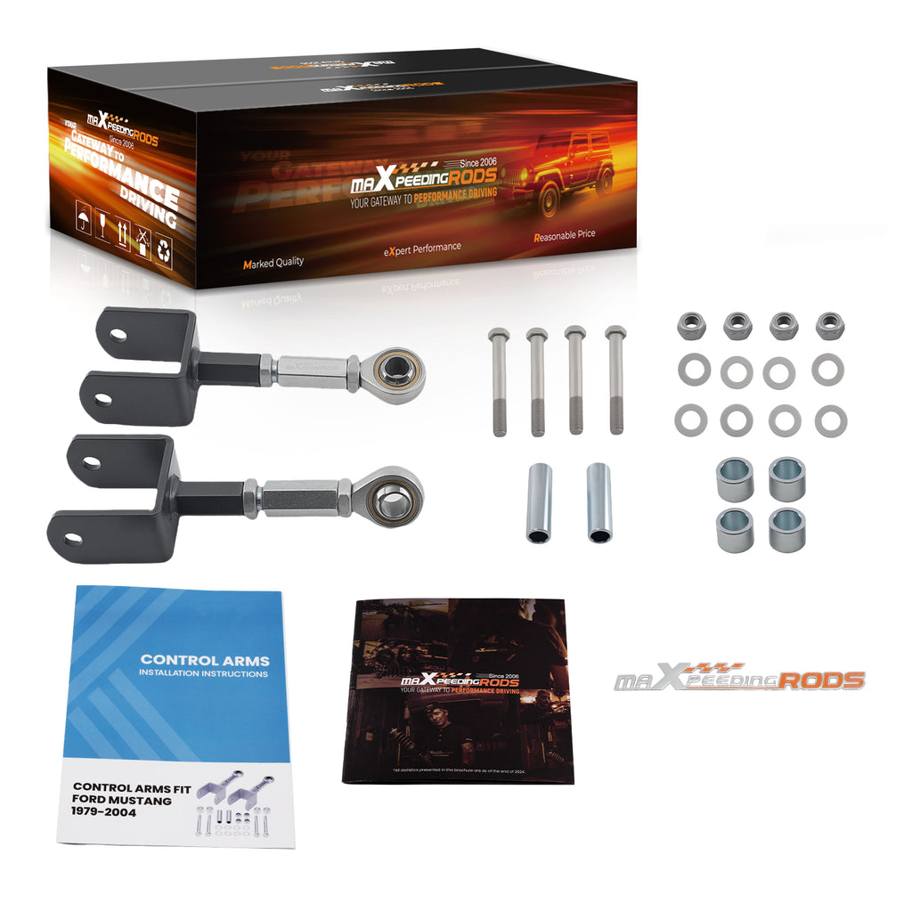 geschikt voor Ford Mustang 1979-2004 Achter Upper Adjustable Control Arms met Bushing Ophanging arms