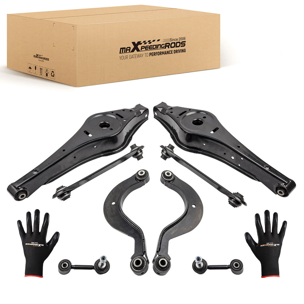 8X Achter WISHBONE CONTROL ARM Ophanging geschikt voor VW TOURAN 1T1 1T2 geschikt voor GOLF MK5 MK6 JETTA
