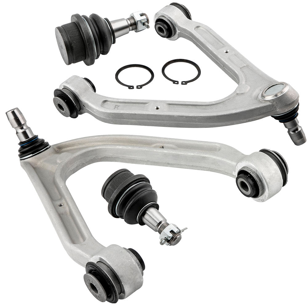 4 PIEZAS DELANTERO BRAZOS DE CONTROL SUSPENSIÓN KIT compatible for HUMMER H3 H3T 2005-2010