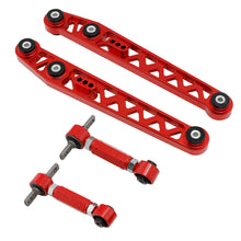 Laad de afbeelding in de galerijviewer, 6x Front Upper Rear Camber Kit + Lower Control arms For 1996-2000 compatible for Honda Civic