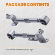 Laad de afbeelding in de galerijviewer, 2Pcs Adjustable Rear Upper Camber Control Arm Kit compatible for Honda CRV CR-V 2002-2006