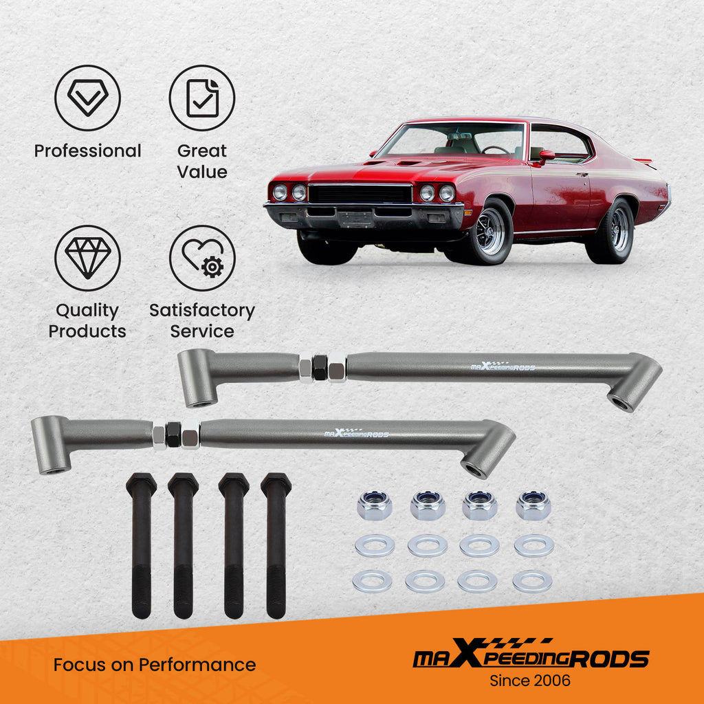 Control Arms Brace Trailing compatible for A Body compatible for Chevelle Cutlass compatible for GTO 442 GS 68-72