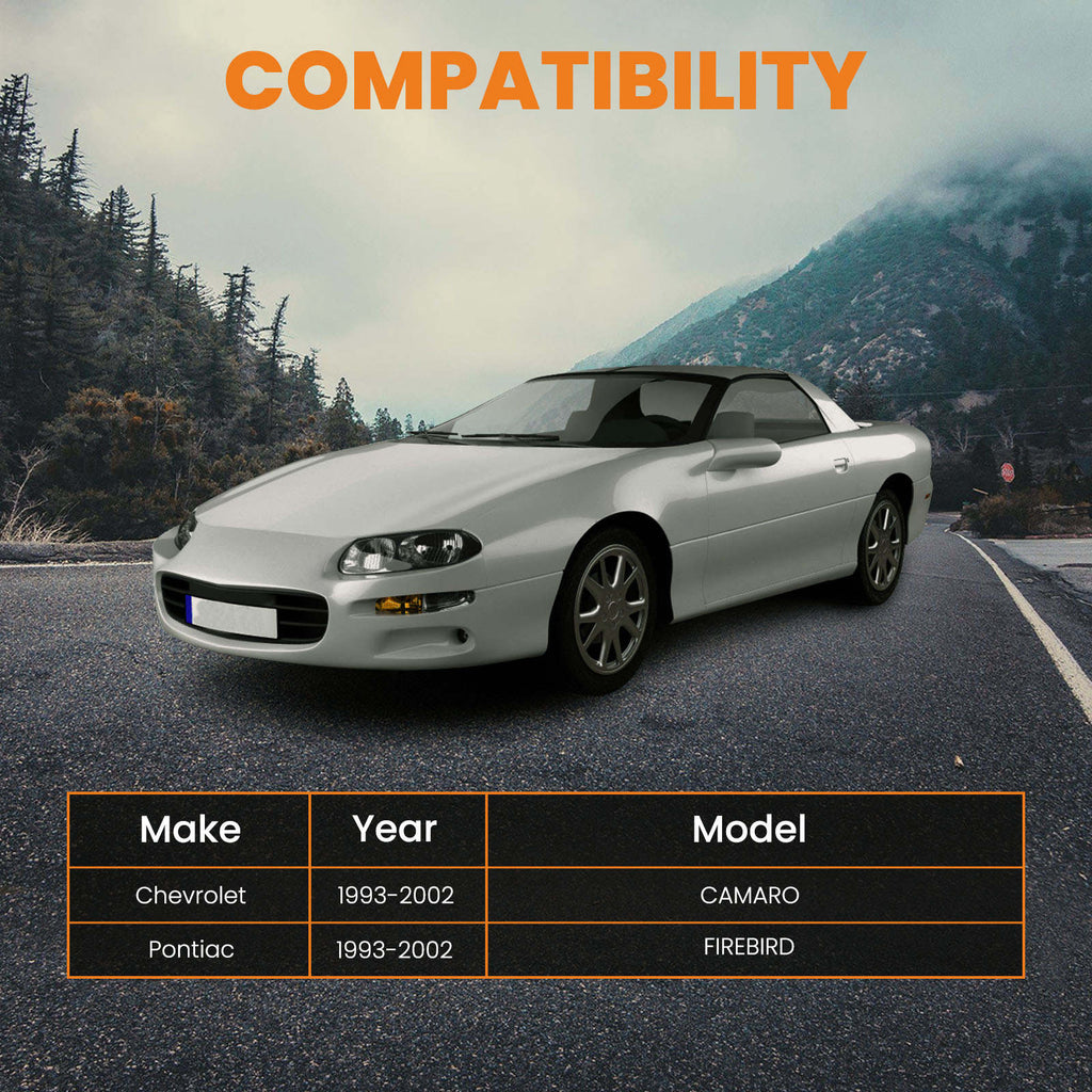 Front Upper Control A-Arms Strut Tower Bar for 93-02 compatible for Camaro Firebird V6 F-Body