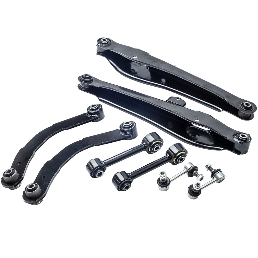 8 Pcs Achter Ophanging Kit Upper Lower Control Lateral Toe Arms Sway Bar Links Ophanging arms
