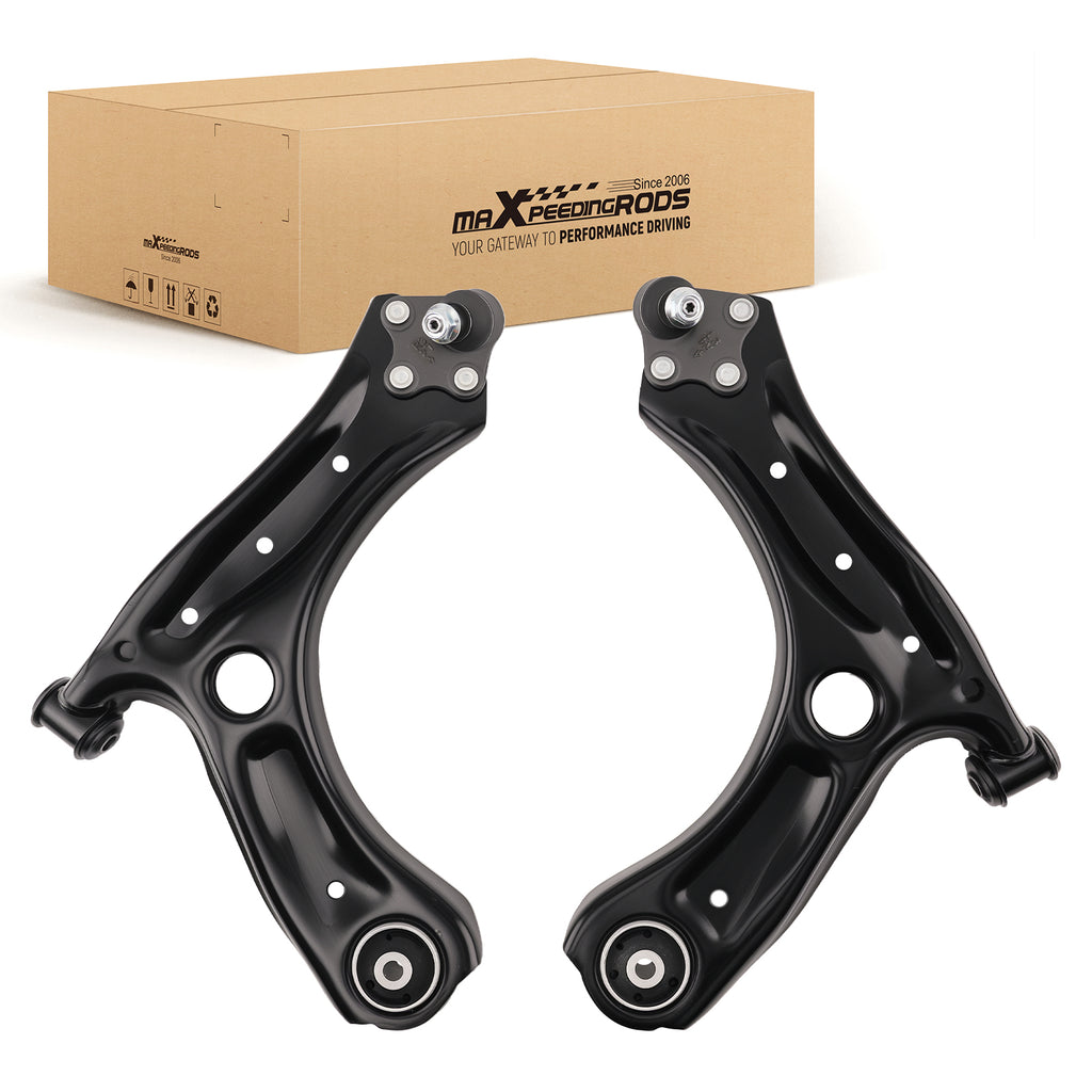 PAIR Voor LOWER WISHBONE CONTROL ARM Ophanging LH+RH geschikt voor VW POLO geschikt voor AUDI A1 geschikt voor SKODA