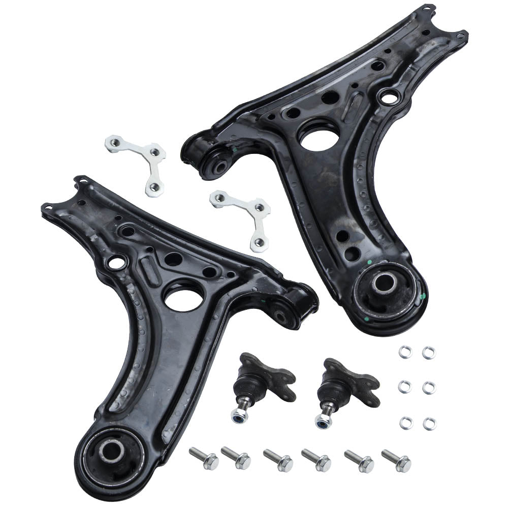 4pcs Ophanging Wishbone Control Arm Kit Voor Lower geschikt voor Seat Arosa 6H 1997-2004 Ophanging arms