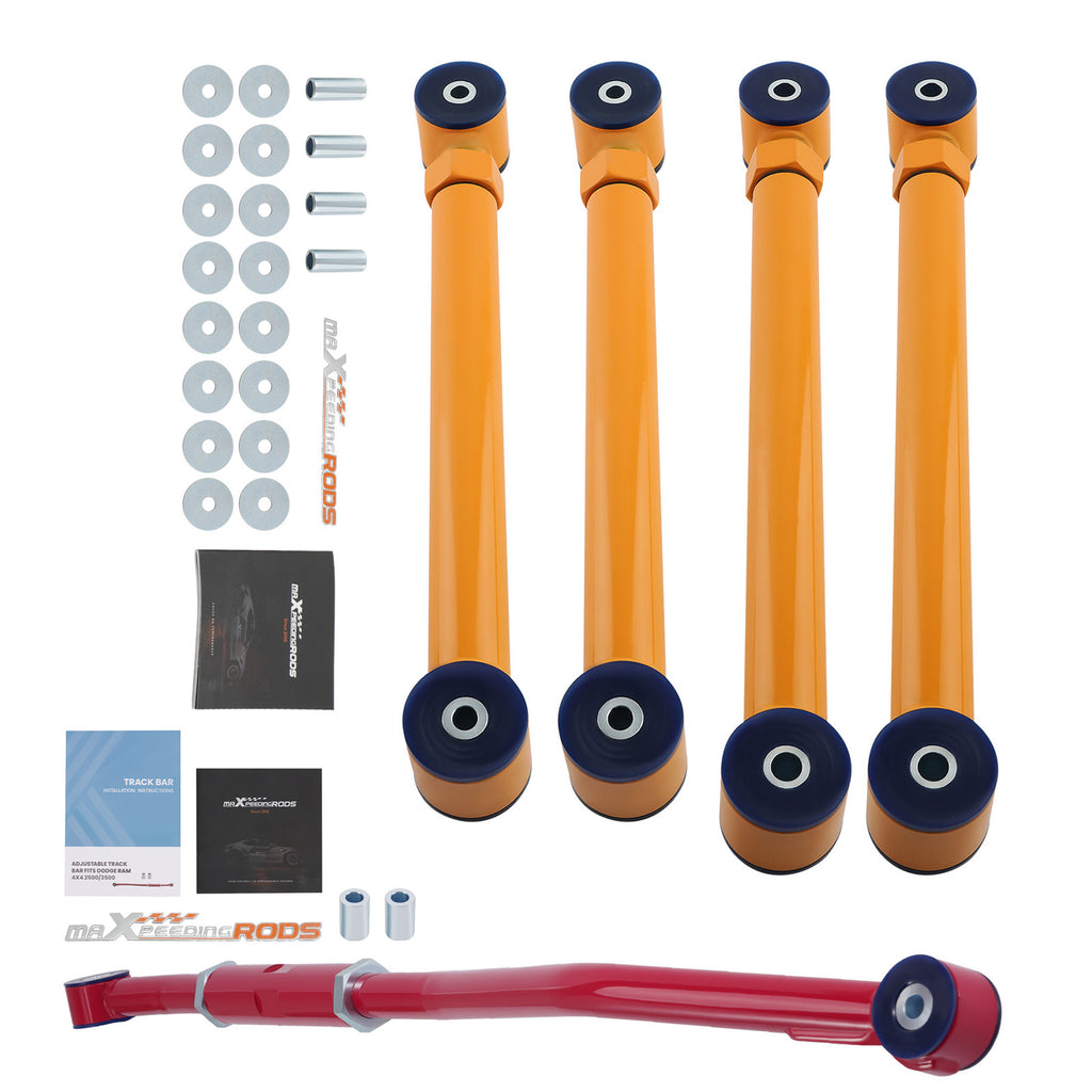 4X VORDERE QUERLENKER + 1X VORDERE SPURSTANGE compatible for DODGE RAM 2500 3500 03-09 4X4