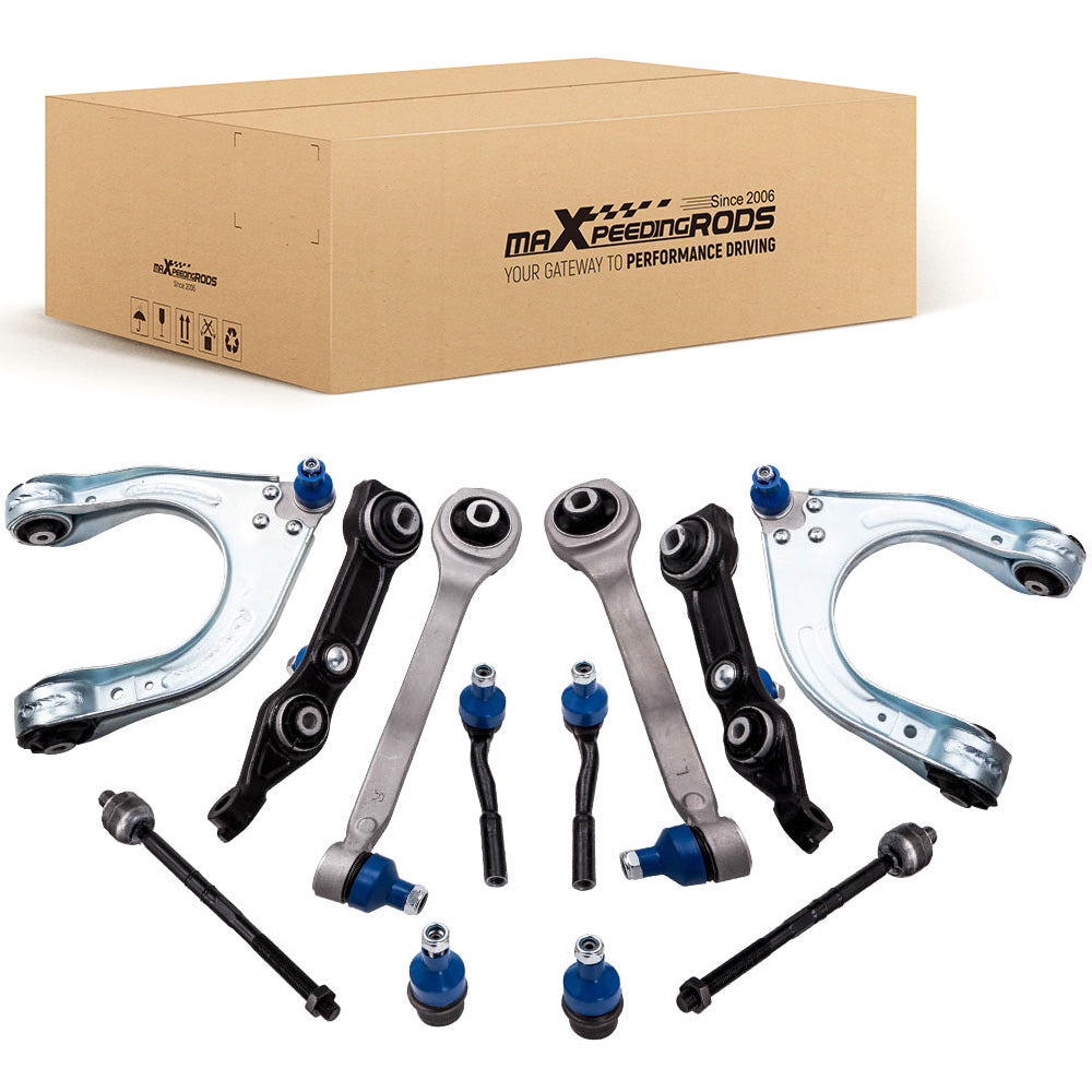 12pc Kit Bras De Contrôle compatible for Mercedes Classe E W211 CLS C219 Essieu Avant
