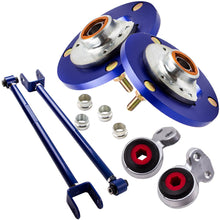Laad de afbeelding in de galerijviewer, AUFHÄNGUNGSSET CAMBER ARMS + CAMBERPLATTEN +STEUERARME BUCHSEN compatible for BMW E46