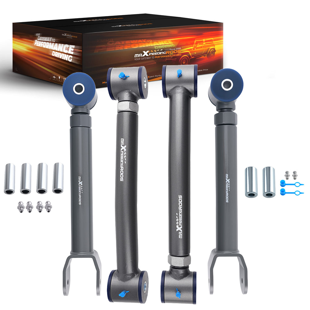 4X BRAZOS DE CONTROL AJUSTABLES compatible for JEEP CHEROKEE XJ WRANGLER TJ 1984-2001