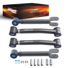 Laad de afbeelding in de galerijviewer, 4Pcs UpperLower Adjustable Front Control Arms compatible for Jeep Cherokee XJ 1984-2001
