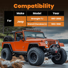 Laad de afbeelding in de galerijviewer, 2x Heavy Duty Rear Upper Adjustable Control Arms for 1997-2006 compatible for Jeep Wrangler TJ