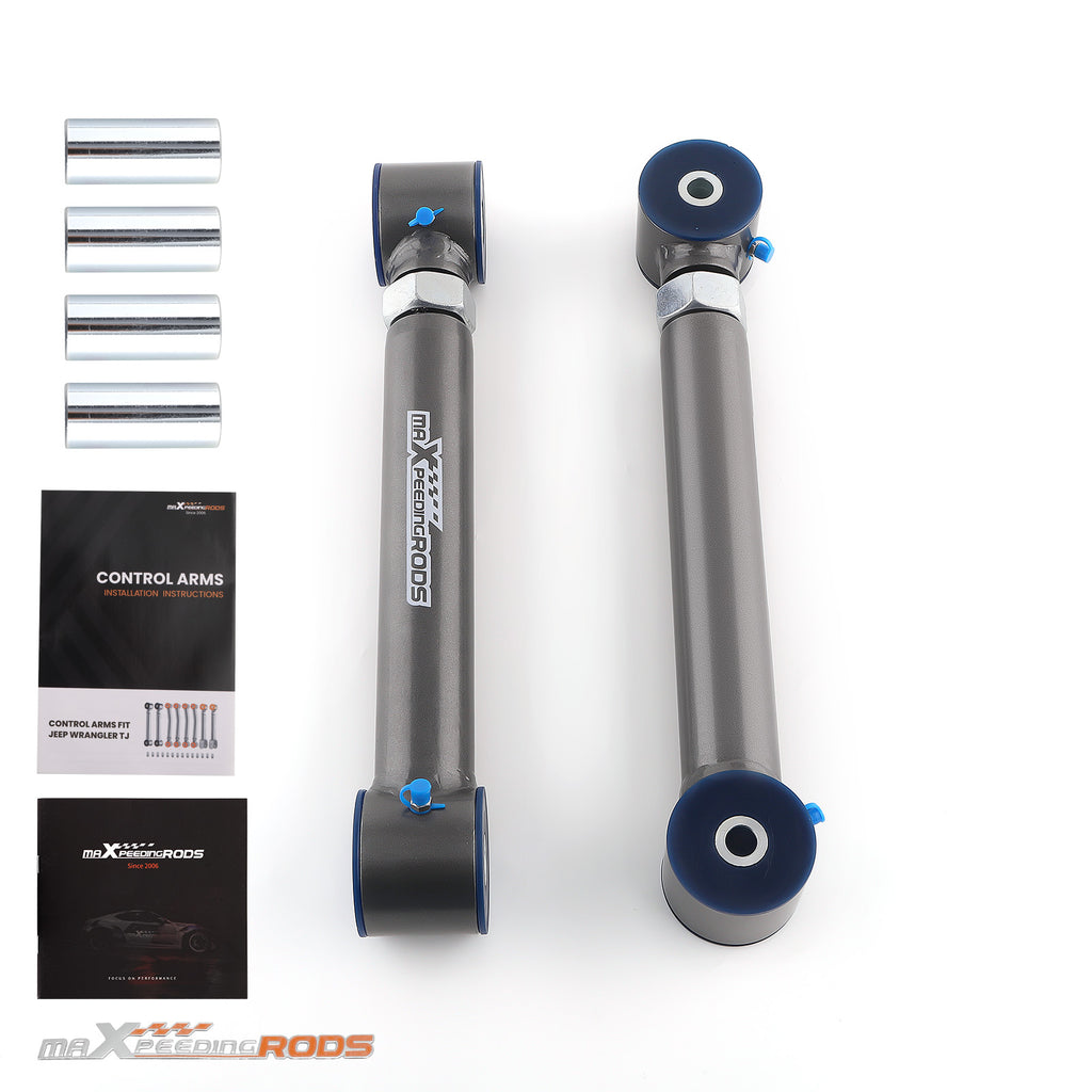 2pcs Achter Upper Adjustable Control Arm Kits geschikt voor Jeep Wrangler TJ 1997-2006