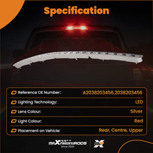 Laad de afbeelding in de galerijviewer, Rear 3rd LED Additional Brake Light A2038203456 compatible for Mercedes-Benz CLC 2001-2011