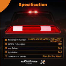 Load image into Gallery viewer, LED Red High Level Third 3rd Brake Light compatible for Skoda Octavia MK2 Estate 2004-2013