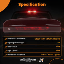Load image into Gallery viewer, High Level 3RD Tailgate Brake Light compatible for Vauxhall CORSA D/E 2007-2019 13188045