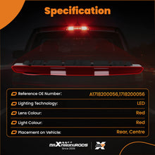 Laad de afbeelding in de galerijviewer, High Level 3rd Brake Stop Light compatible for Mercedes-Benz SLK R171 LED 1718200056 04-11