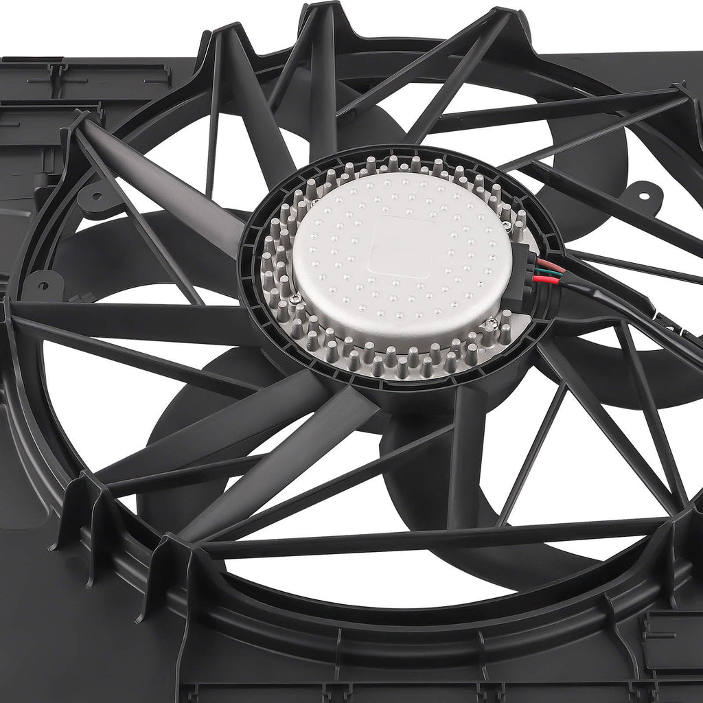 Radiator Cooling Fan compatible for BMW X4 F26 L4 2.0L 2015 2016 2017 2018 17427601176
