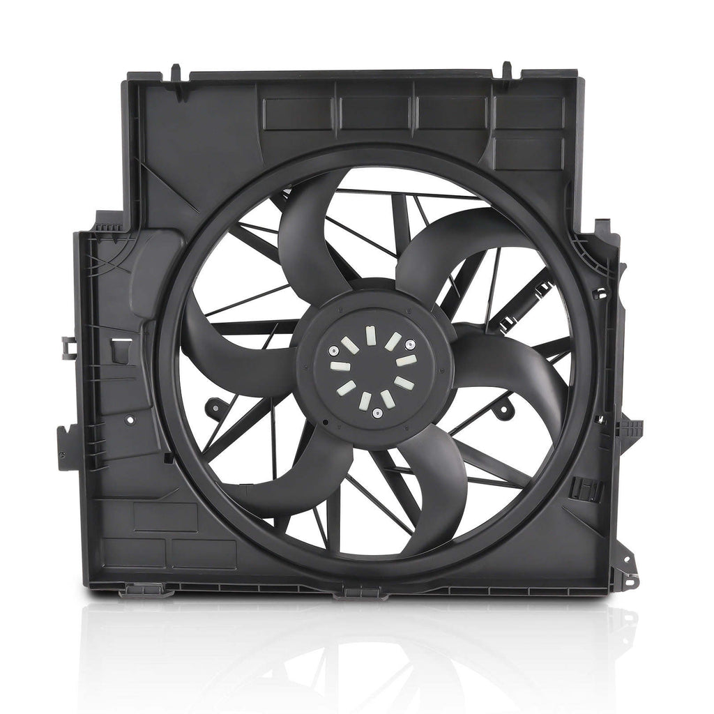 Radiator Cooling Fan compatible for BMW X4 F26 L4 2.0L 2015 2016 2017 2018 17427601176
