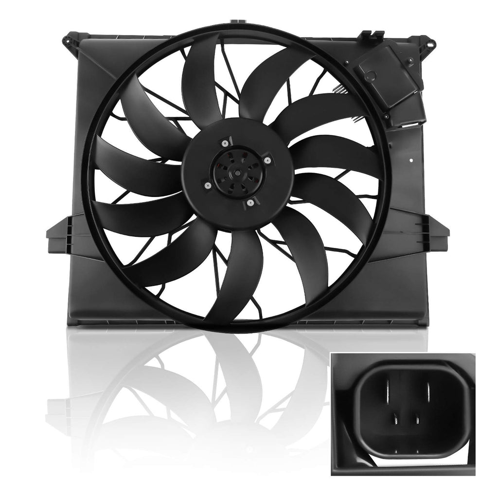 Radiator Cooling Fan compatible for Mercedes Benz GL320/GL450/ML320/ML550 2007-2009