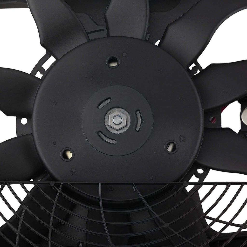 Compatible for AC Condenser Cooling Fan compatible for BMW 740i/750iL/Z8 1999-2003 64546921383 64548380776