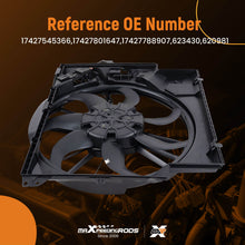 Load image into Gallery viewer, Cooling Fan 4 Pins compatible for BMW 335xi/135i/335is/X1/Z4 07-16 17427545366 17427801647