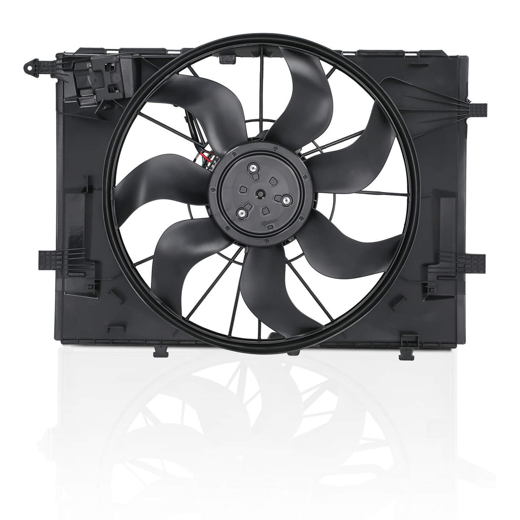 600W Cooling Fan Compatible for Benz C180/C200/C250/C300 2014-2017 0999061800 0999061100