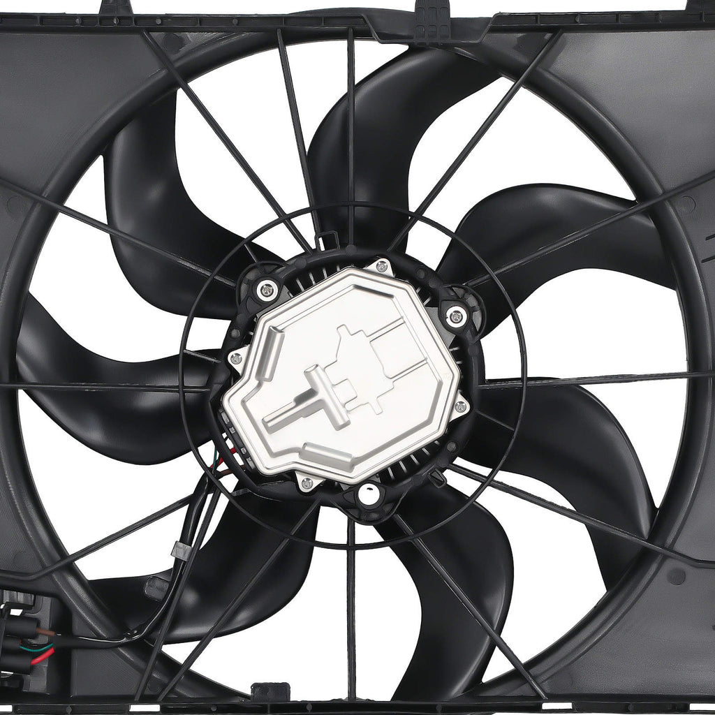 600W Cooling Fan Compatible for Benz C180/C200/C250/C300 2014-2017 0999061800 0999061100