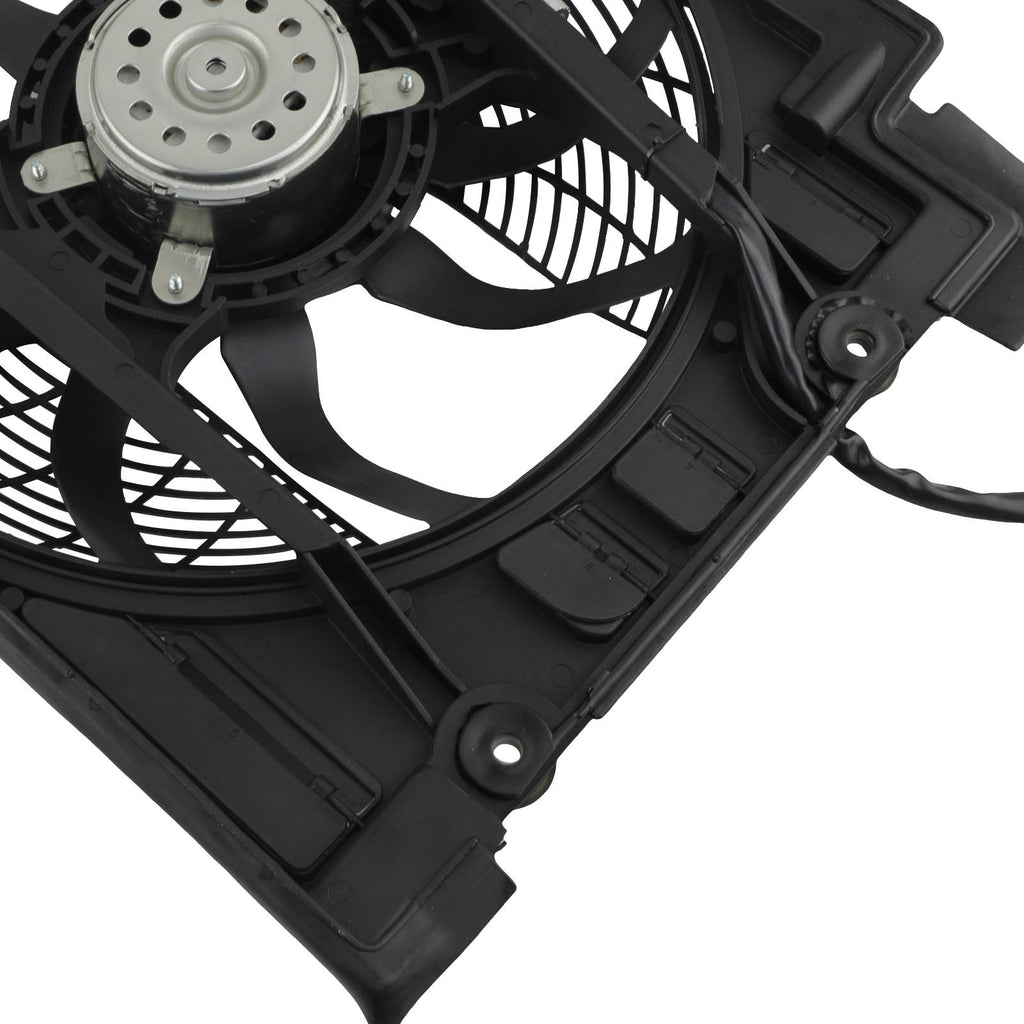 Cooling Fan Motor compatible for BMW 5 Series E39 Radiator Fan 10 Fan Blades 1995-2004 New