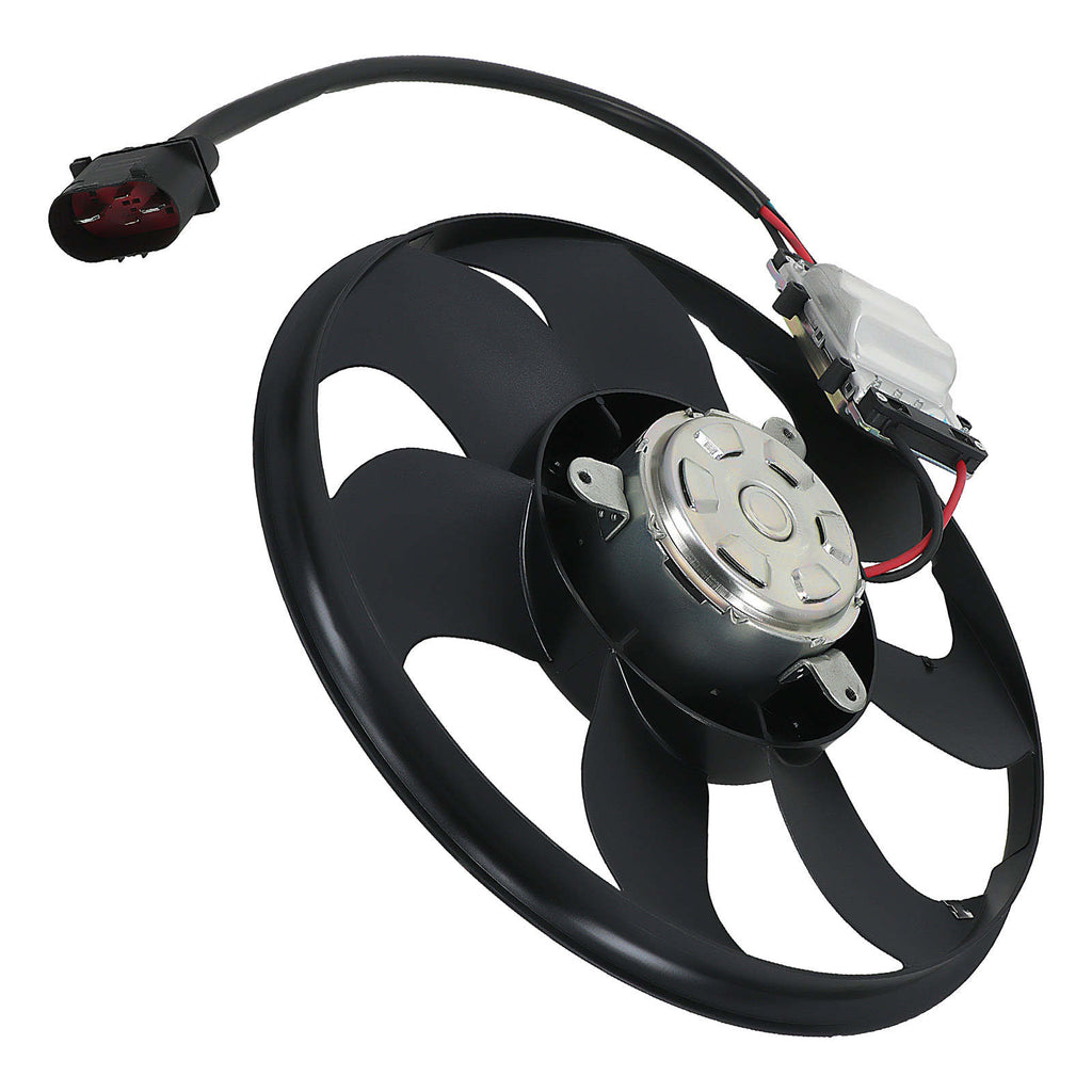 Cooling Fan Assembly compatible for Audi S4 S5 Right Side 2008-2012 8K0959455E 7 Blade