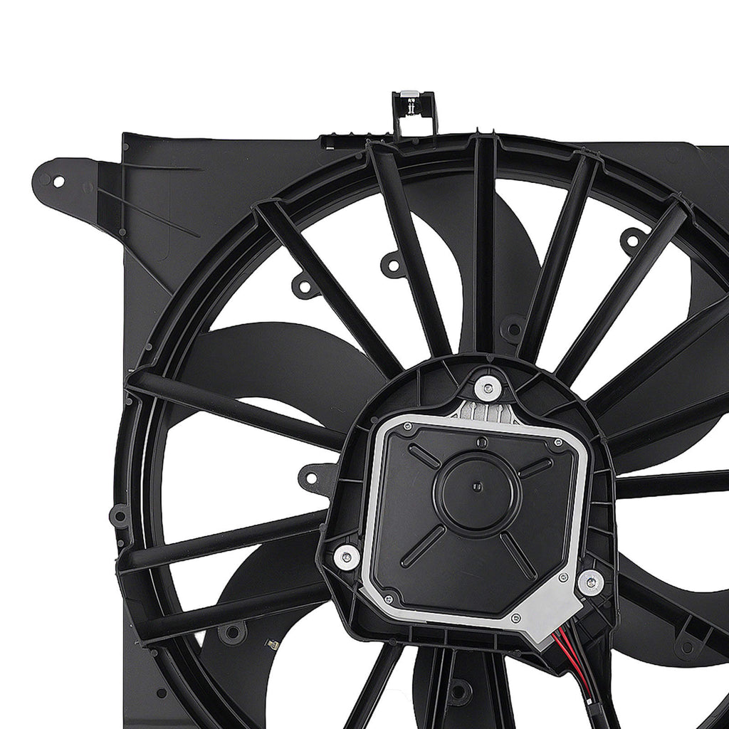 Cooling Fan Assembly compatible for Jaguar XF 2013-2014 C2D38736 240W Plastic