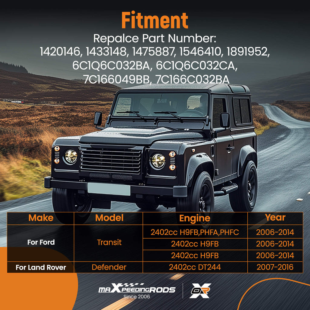 Engine Cylinder Head compatible for Ford Ranger Transit 2.2 TDCi Euro 5 1740108 BK3Q6C032AD