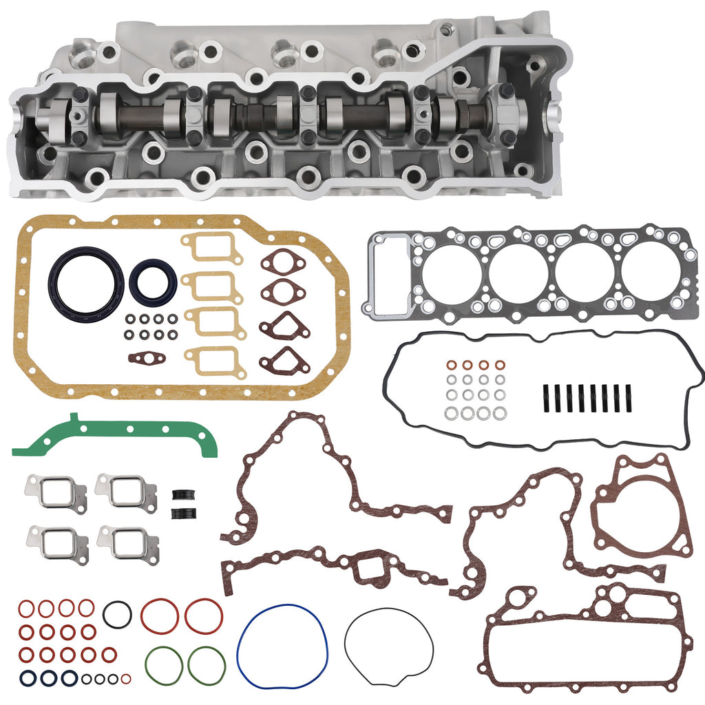 Cylinder Head Assembly + Gasket Kit + Bolts geschikt voor Mitsubishi Pajero 2.8 TD 4M40-T